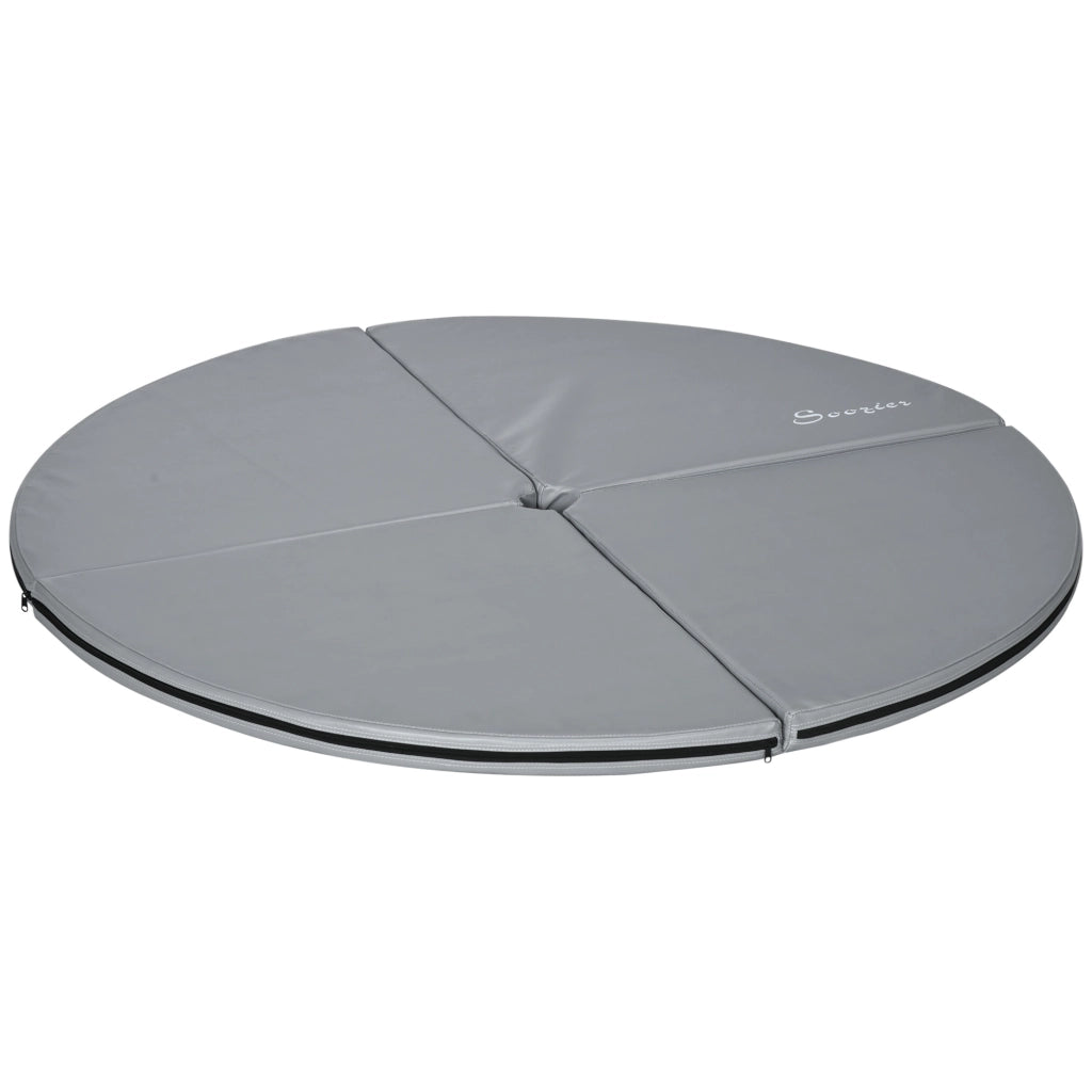 Tappetino pieghevole per pole dance ¨C zephmum ¨C grigio 150x5 cm