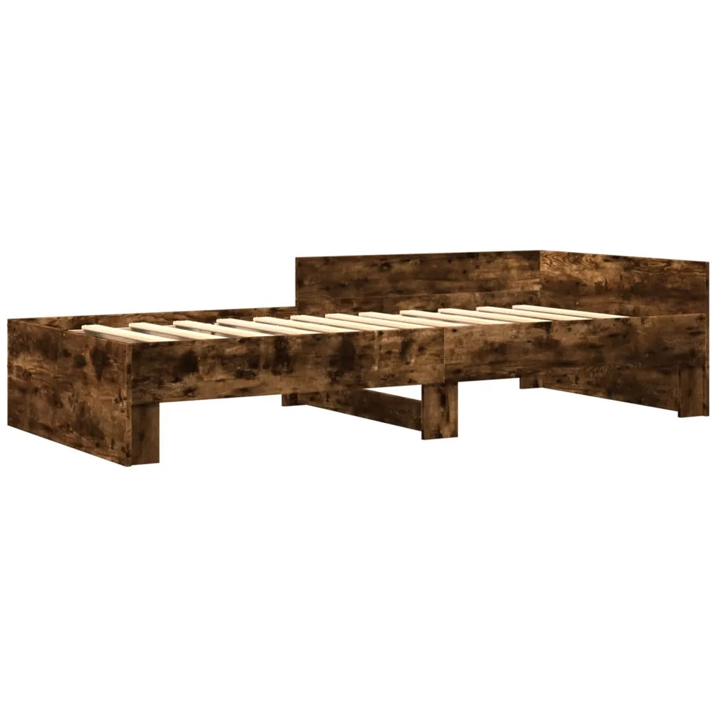 Giroletto senza Materasso Rovere Fumo 75x190 cm in Truciolato 849597
