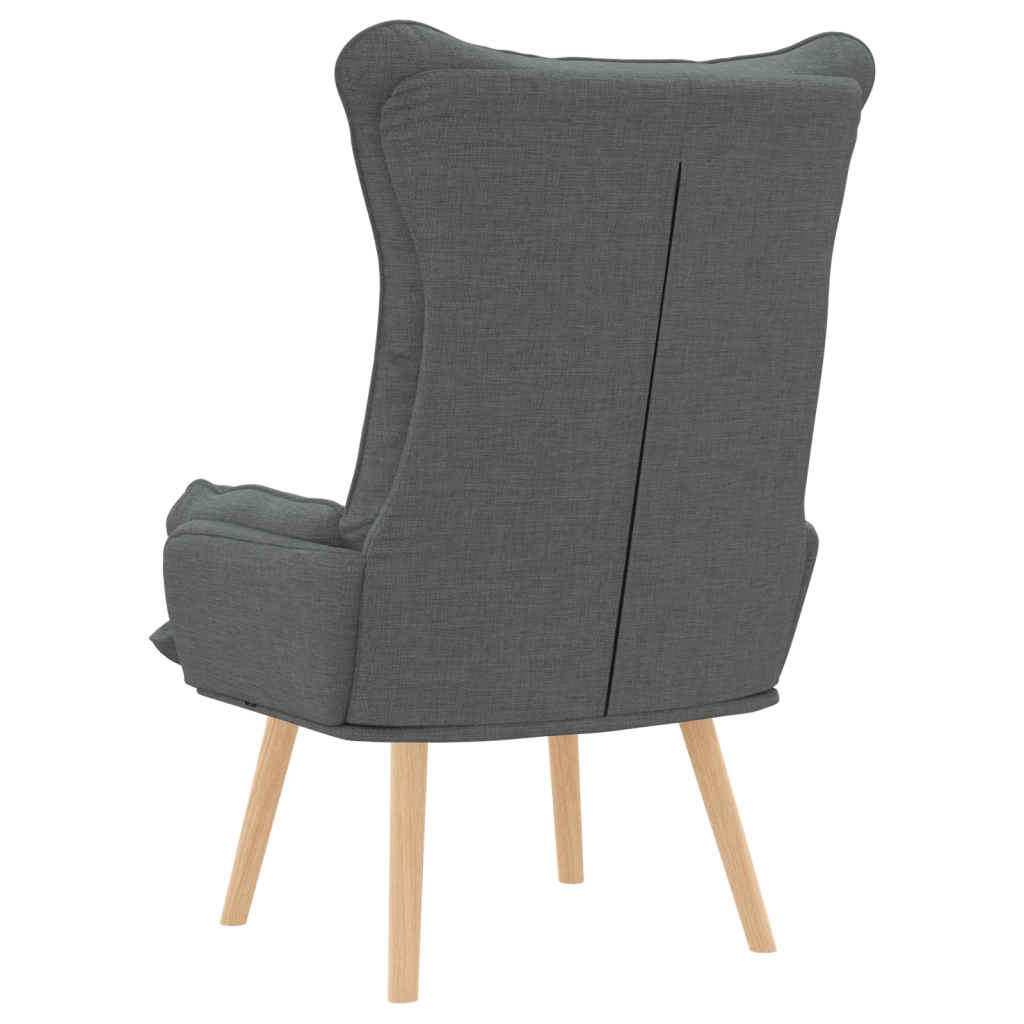 Poltrona Rilassante  in Tessuto Grigio Scuro