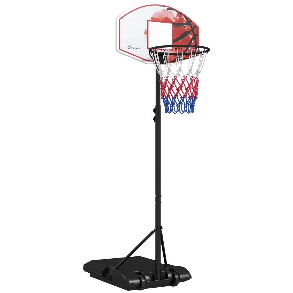 Canestro da basket con supporto, altezza regolabile da 179 a 209 cm, supporto per canestro con ruote, supporto per sistema di basket, per esterni, in