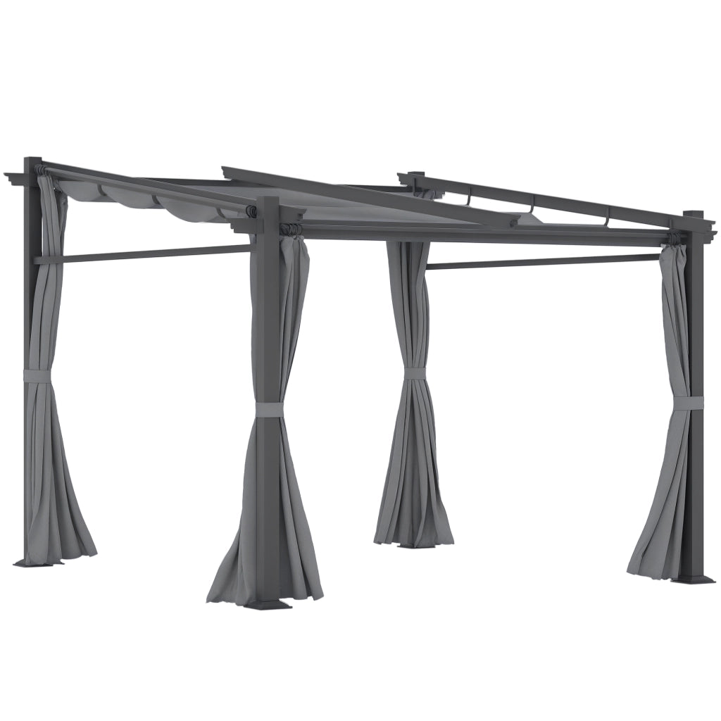 Pergola estensibile ¨C Zephmum ¨C Grigio scuro 297x295x230