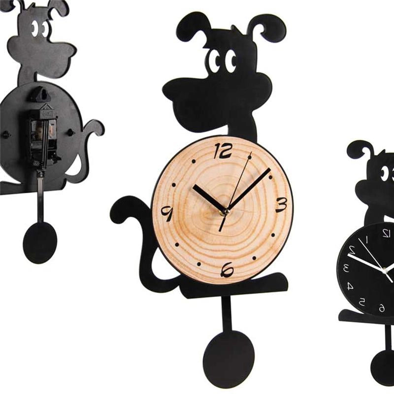 OROLOGIO A PENDOLO, ANALOGICO FANTASIA CANE 25X5X41H CM ASSORTITO