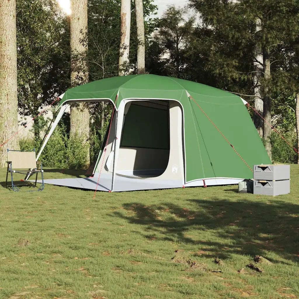 Tenda da Campeggio con Portico a Cupola 5 Persone-Tenda per Escursionismo Impermeabile