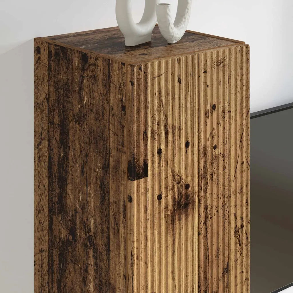 Mobile TV da parete Legno vecchio 30 x 31 x 100 cm 892325