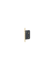 Serratura da incasso per WC, asse 70 mm, frontale in ottone lucido verniciato – THIRARD
