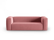 Cosmopolitan Design - Divano "Mackay" 3 posti in velluto salmone 
