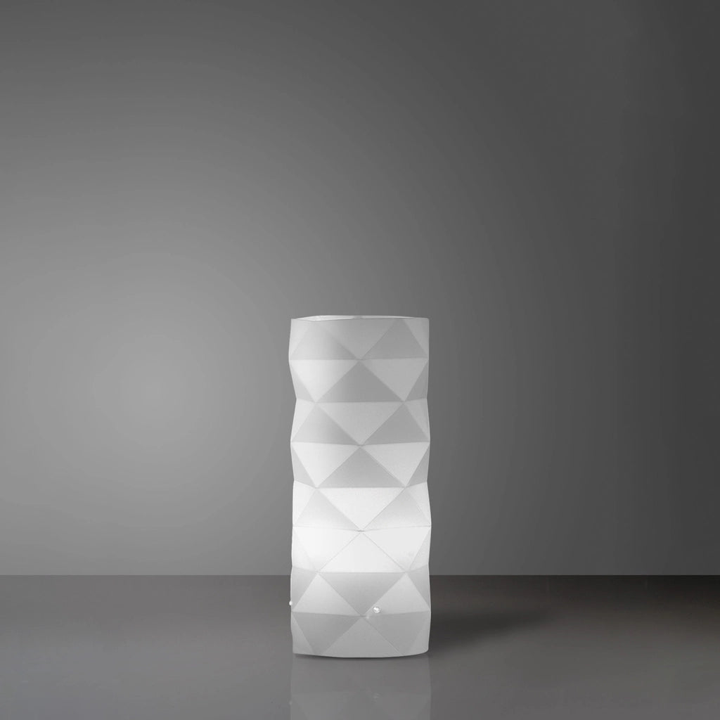 Lampada Da Scrivania-Ufficio Moderna Prisma Polilux ® Bianco 1 Luce E27