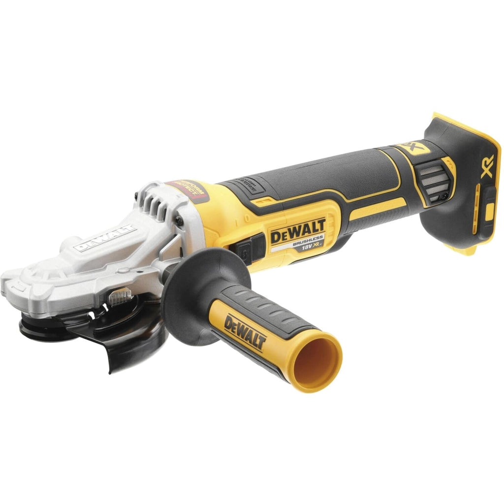 Smerigliatrice Angolare DeWalt XR 18V Brushless 125 mm Testa Piatta DCG405FNT-XJ Solo Macchina con Valigetta TSTAK