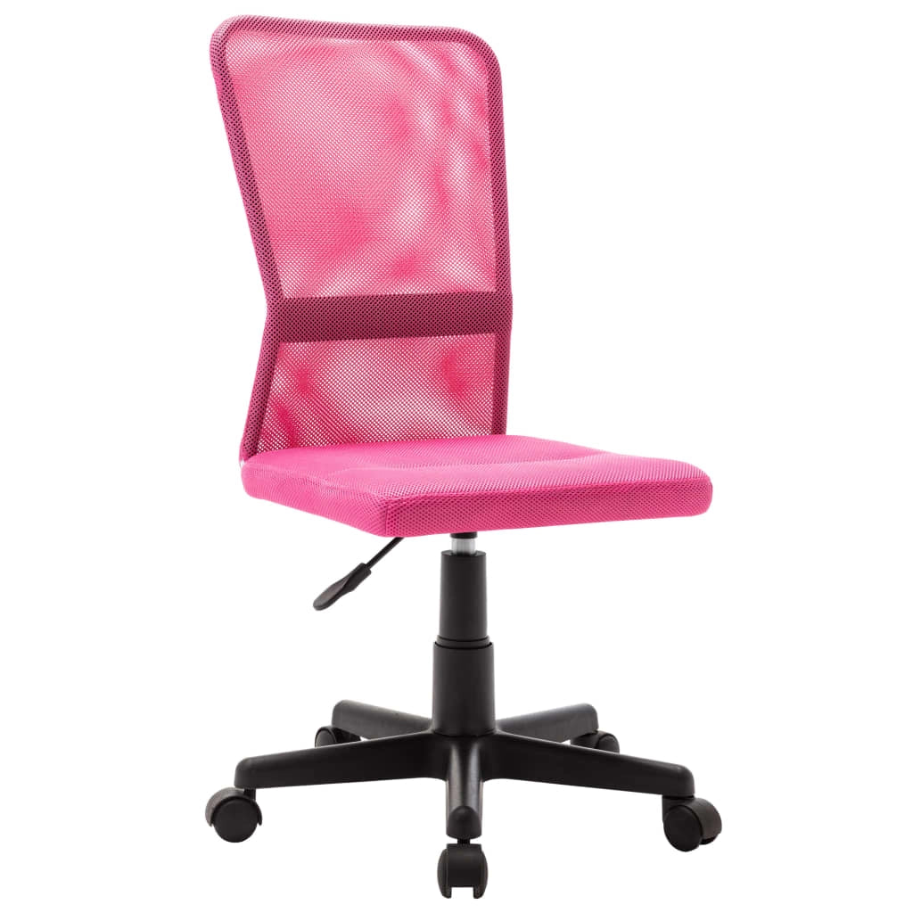 Sedia da ufficio/studio rosa 44 x 52 x 100 cm tessuto a rete rosa 02_0024057