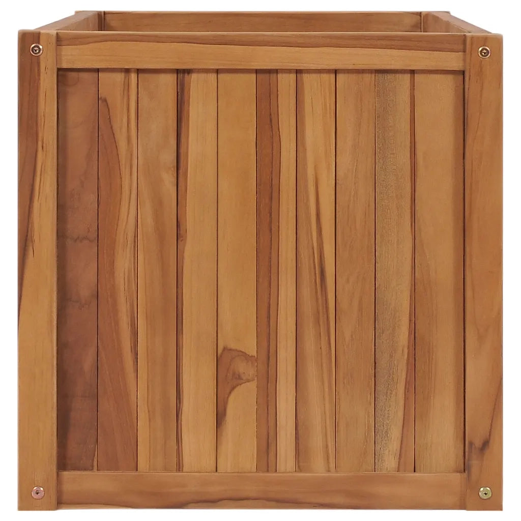 Letto Rialzato 100x50x50 cm in Legno Massello di Teak 48971
