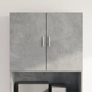 Mobile a Parete Grigio Cemento 80x42,5x64 cm Legno Multistrato 846134