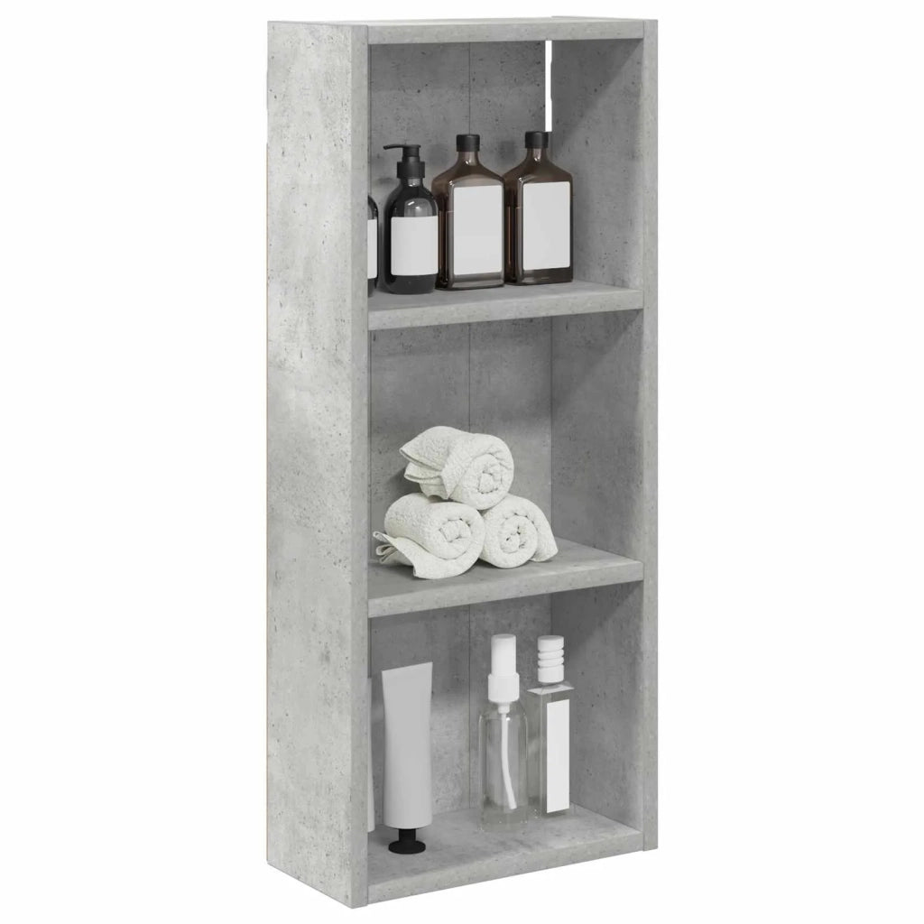 Armadio da bagno a muro Grigio Cemento 30 x 14 x 70 cm