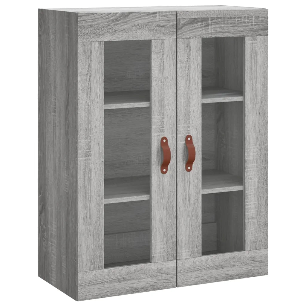 Armadietti a Parete 2 pz Grigio Sonoma in Legno Multistrato CFW2043944