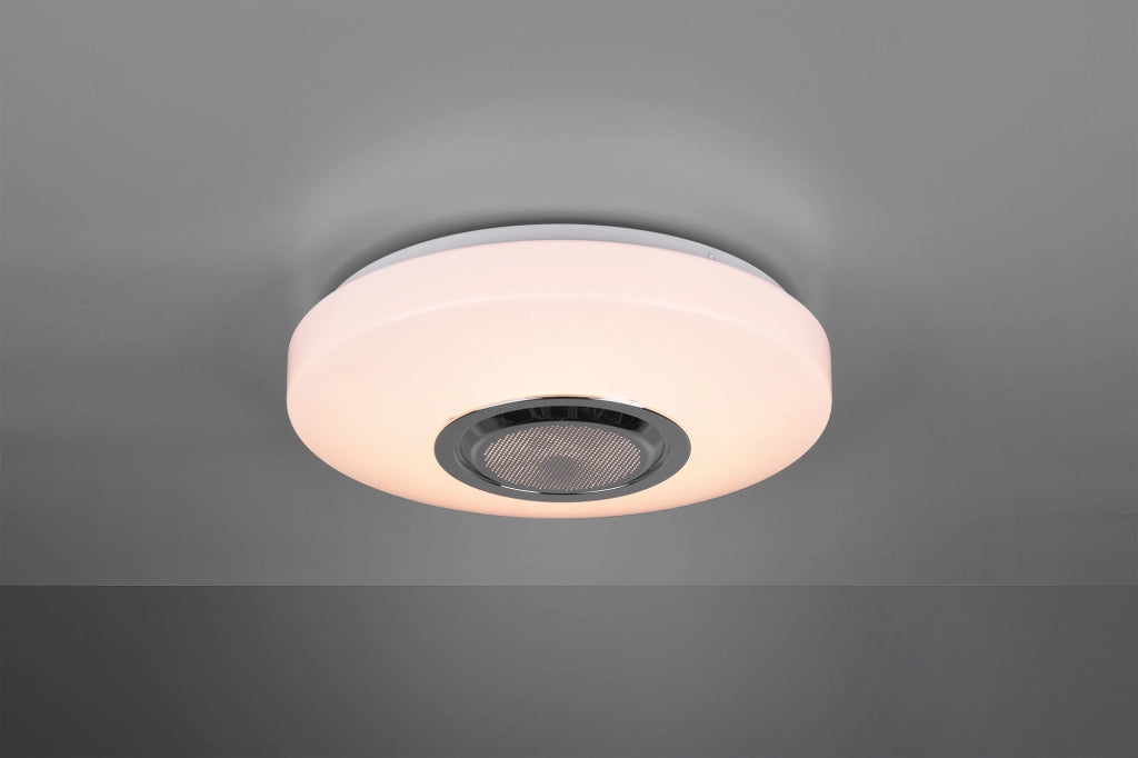 Plafoniera Soffitto Interno Led con Altoparlante Bloutooth Maia GD Trio
