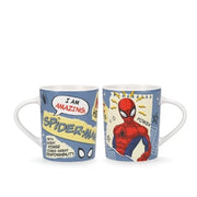 Mug spiderman hero disney in new bone china decorata cc 330 blu