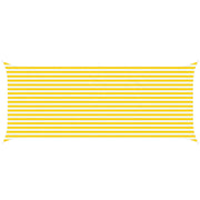 Vela Parasole | Telo Ombra | Vela da ombra solare Giallo e Bianco 6 x 2,5 m