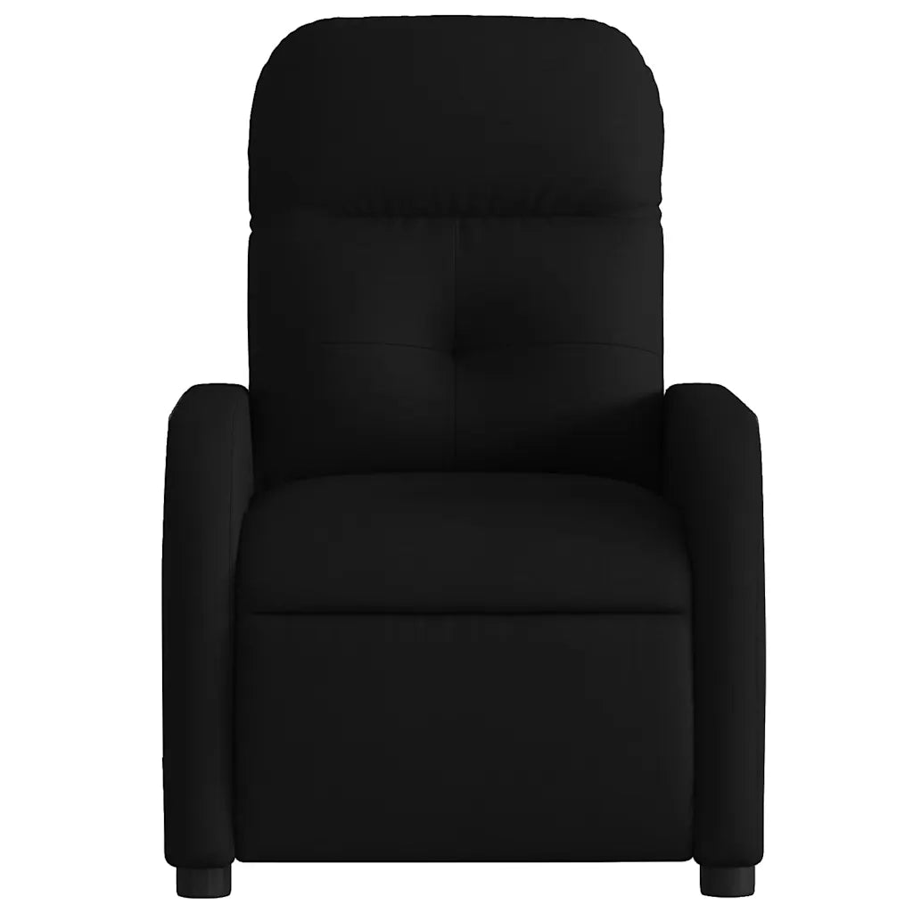 Divano Sedia-Poltrona Reclinabile in Tessuto Nero 290939