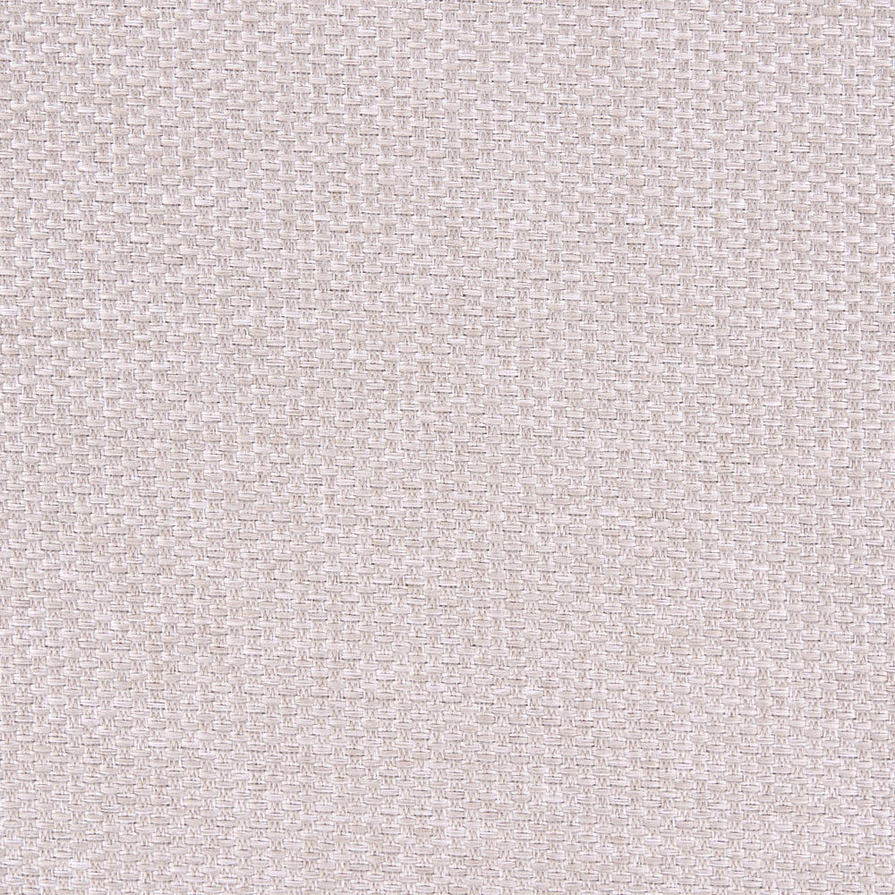 Pouf da giardino in legno di acacia chiaro con imbottitura beige chiaro, design a doghe, per terrazze all'aperto, stile moderno