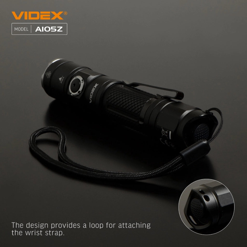Torcia tattica Videx VLF-A105Z 1200lm 215m USB-C IP44