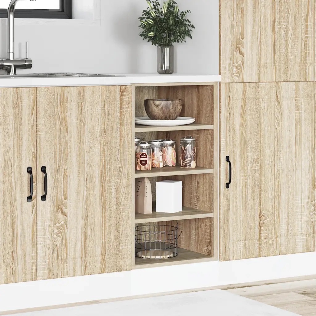 Pensile da cucina | Armadio Inferiore ¡°Riga¡± Rovere Sonoma 40x44,5x81,5 cm