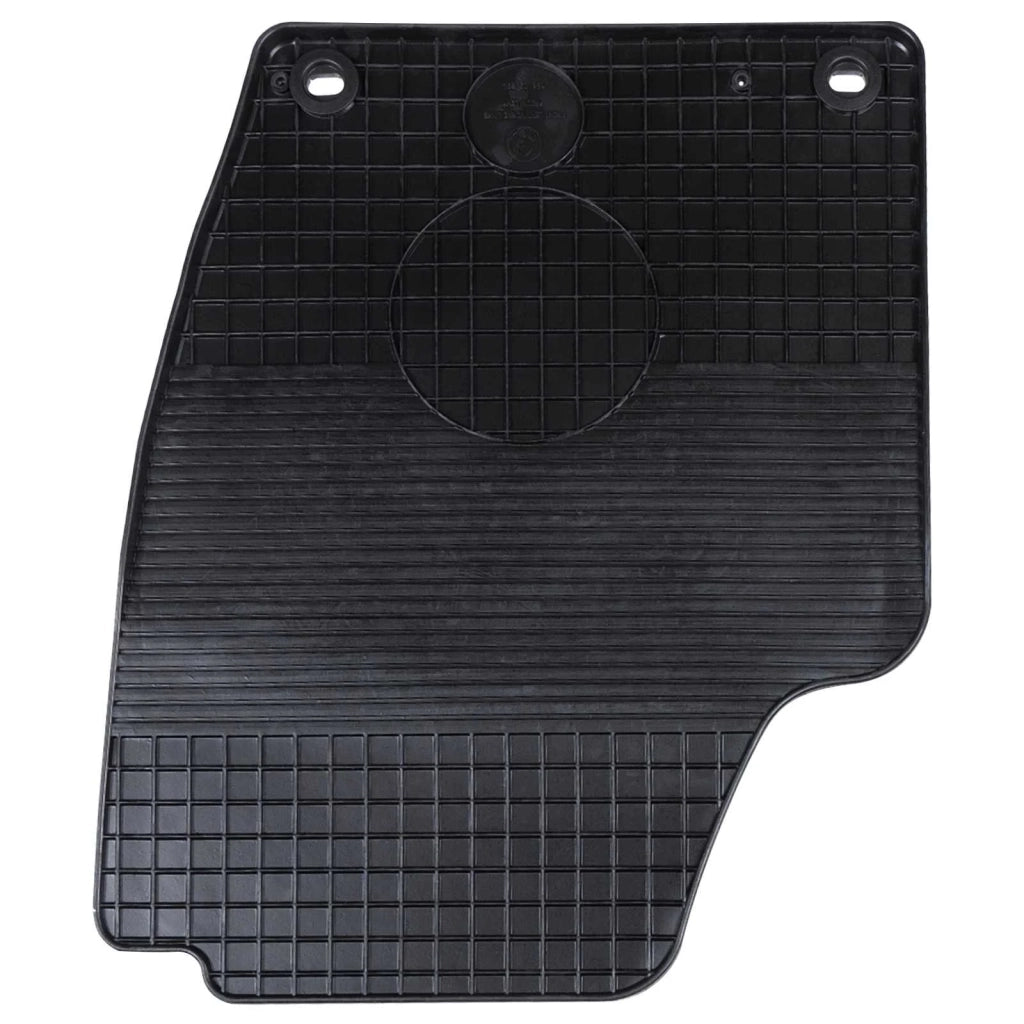 Tappetino per Auto 4 pcs Nero Gomma