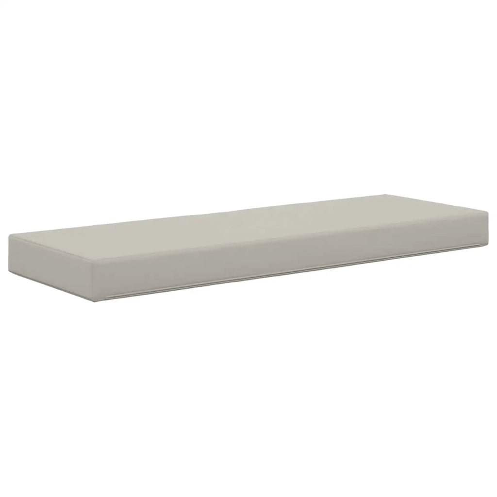 Cuscino da Sedia Esterno Grigio 111,5 x 40 x 8 cm