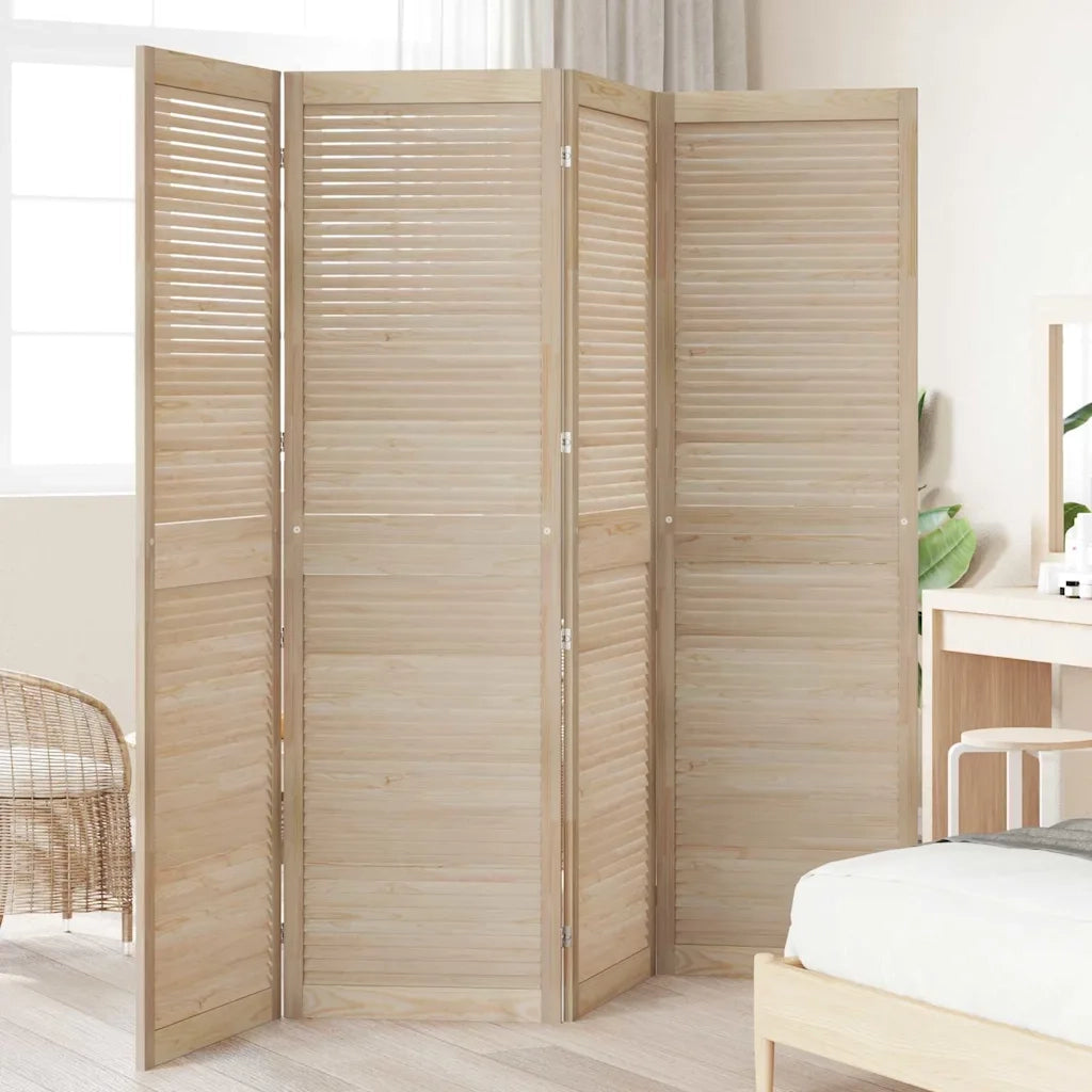 vidaXL Porte per Armadi con porta 4 pcs Marrone 201 x 59.5 x 2.1 cm