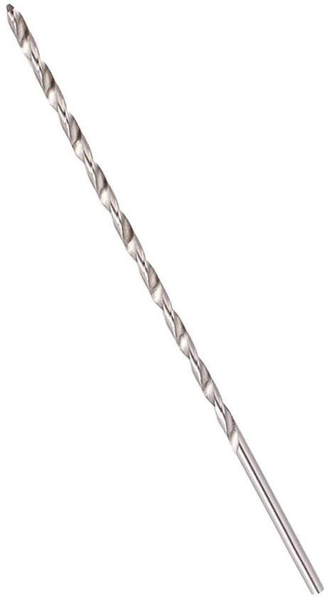 Bohro extra lungo HSS ad alta velocità - canna retta - 2 pezzi - 06 pollici x 787 pollici - applicazioni di foratura a viti in metallo legno plastico.