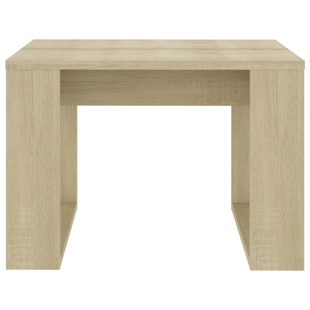 Tavolino di Servizio Rovere Sonoma 50x50x35 cm in Truciolato 808624
