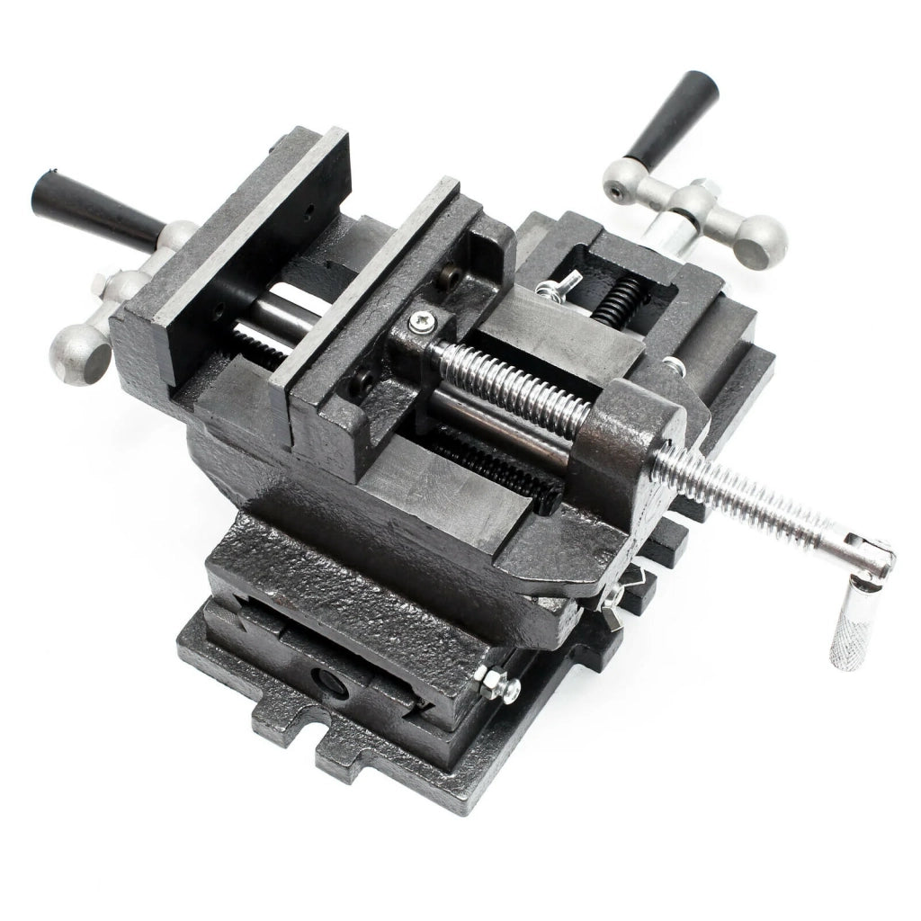 Morsa per fresatura a 2 assi 75 mm trapano per maschiatura tavola trasversale macchina da banco 16_0000316