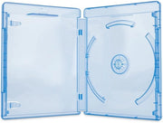 Set di 5 Etui Blu-ray in Propilene trasparente 15mm con clip interne e chiusura a pulsante