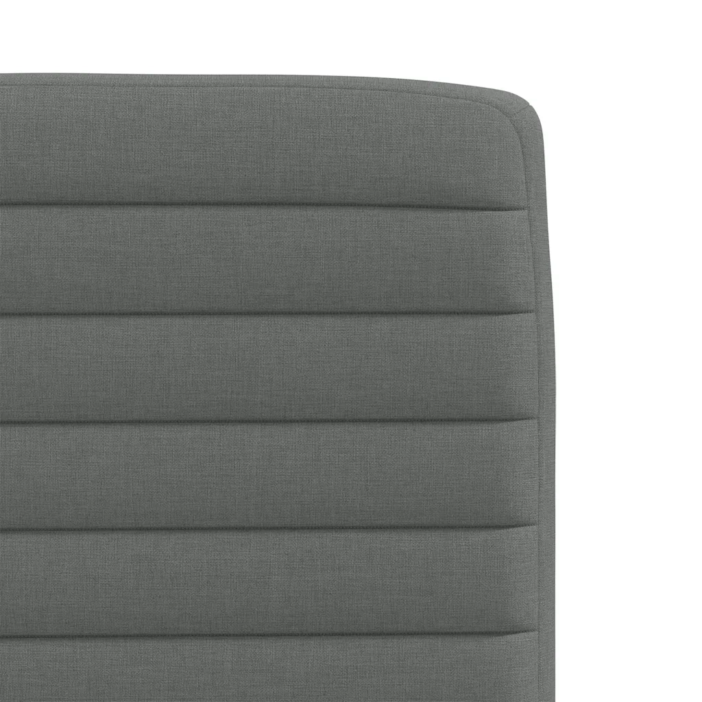 Sedie da Pranzo 6 pz Grigio Scuro in Tessuto 3315545