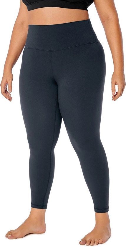 Leggins Plus con Tessuto a Alta Densità Butterluxe per Donna | 25 Pollici | Pantaloncino Fitness Yoga | Respirante e Comodo | Grandi Taglie 3X 4X