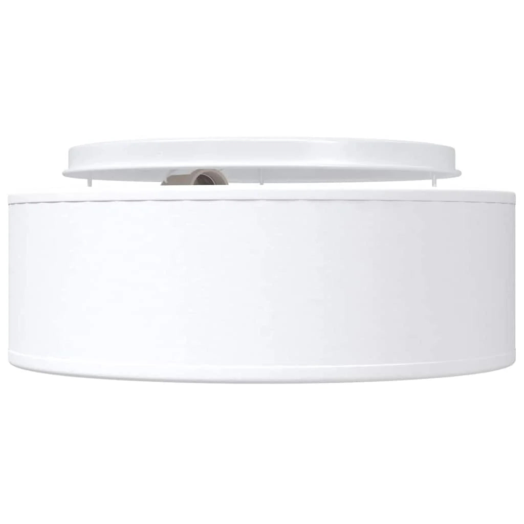 Lampada da soffitto orientabile in stile moderno e minimalista 30 x 30 x 13 cm in tessuto bianco 02_0058420