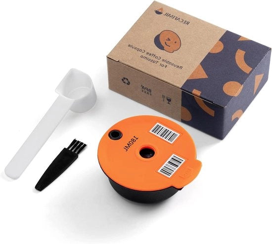 Filtro per caffè riciclabile con capsule ricaricabili per macchina del caffè Tassimo - 180ml confezioni in plastica PP