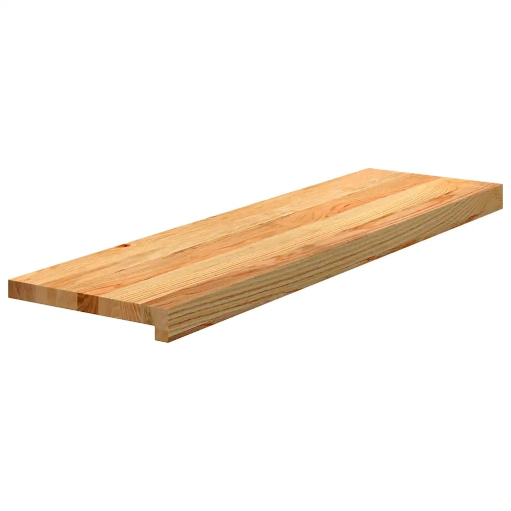 Gradini 4 pz Marrone Chiaro 90x25x2 cm Legno Massello Rovere