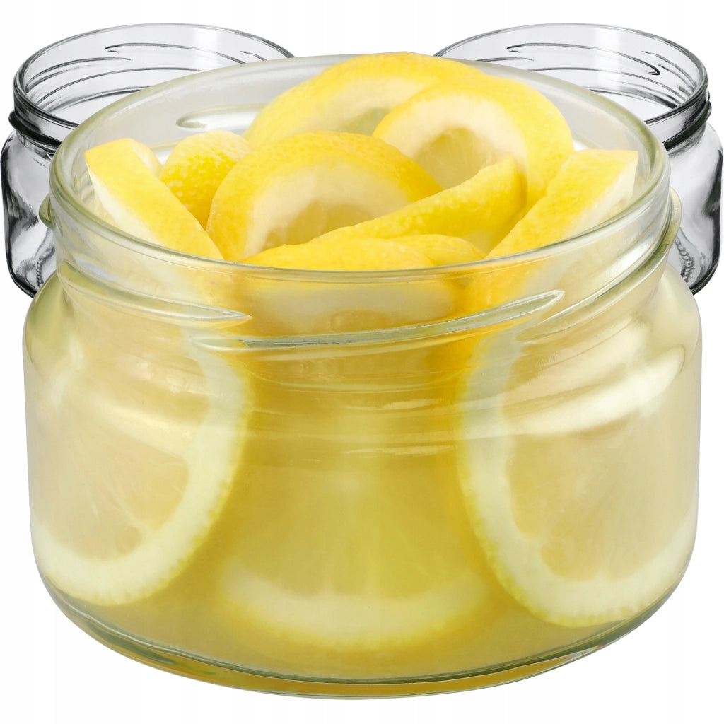 KADAX 50 barattoli di vetro da 250 ml per conserve di miele e marmellata per candele