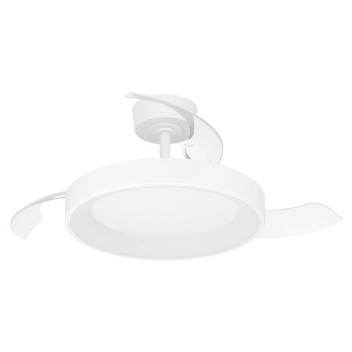 Ventilatore soffitto con luce eglo 35223 torreya white