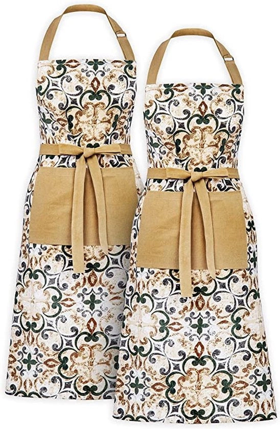 Set di grembiuli da cucina - Accessori tessili da cucina - Grembiule da cucina - Abbigliamento da chef