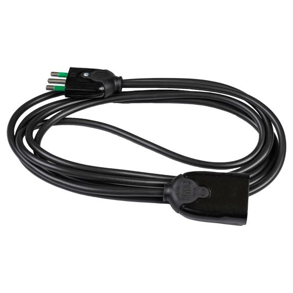 PROLUNGA ELETTRICA LINEARE BIPASSO NERA- - mt.3 - 3 x mmq.1 - 1 pezzi FANTON