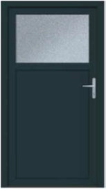 porte per la casa  bianco/antracite acciaio da 1,2 mm 42009883