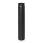 Canna In Acciaio Nero 100 Cm Diametro 130 - Europrofil