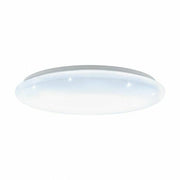 Plafoniera Applique Lampada Soffitto Bianca Telecomando Dimmerabile Giron S EGLO Dimensioni: Ø 57 cm - 40 W