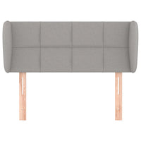 Testiera ad Orecchio Grigio Chiaro 93x23x78/88 cm in Tessuto cod mxl 47025