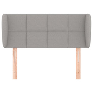 Testiera ad Orecchio Grigio Chiaro 93x23x78/88 cm in Tessuto cod mxl 47025