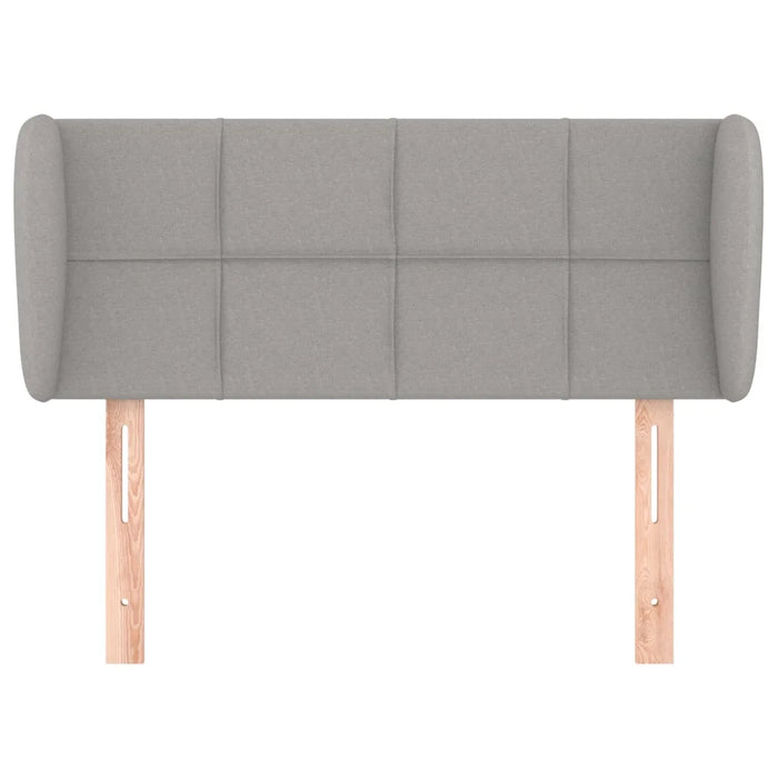 Testiera ad Orecchio Grigio Chiaro 93x23x78/88 cm in Tessuto cod mxl 47025