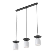 Lampada a sospensione EGO in acciaio grigio