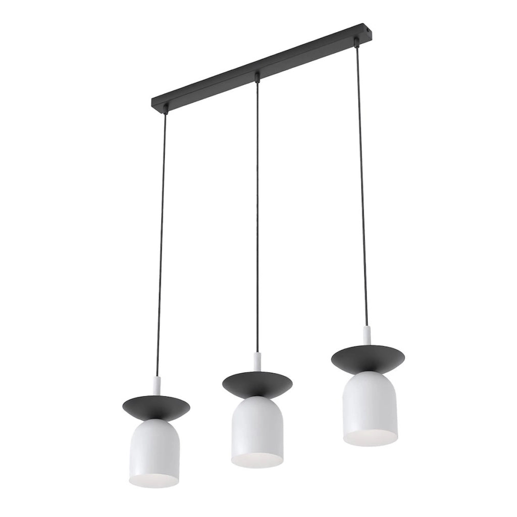 Lampada a sospensione EGO in acciaio grigio