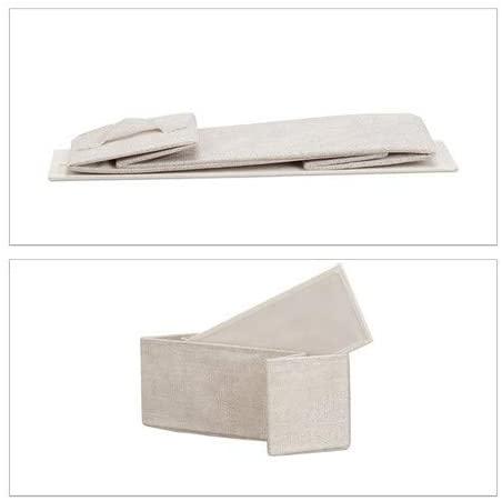 Cassettiera contenitore con cassetti in tessuto beige 13_0002582