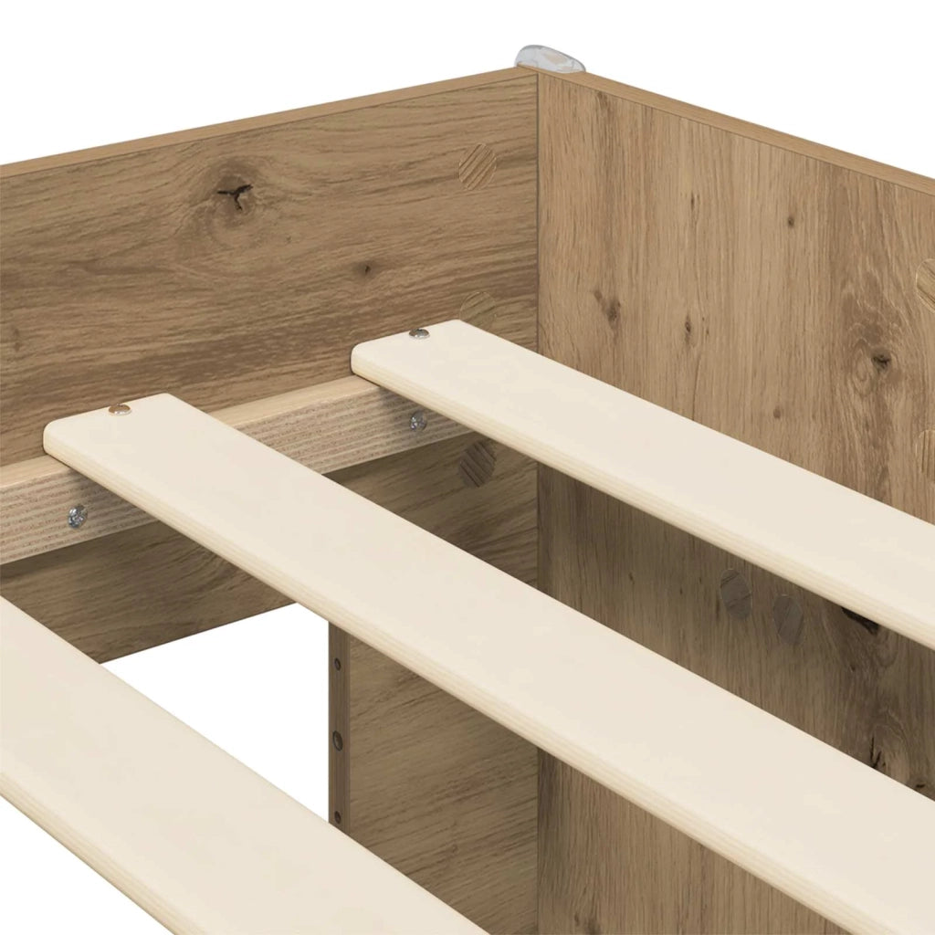 Letto Alto per Bambini Rovere Artigianale 193 x 96,1 x 68,5 cm 3422594